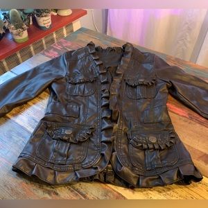 Faux-Leather jacket (S)